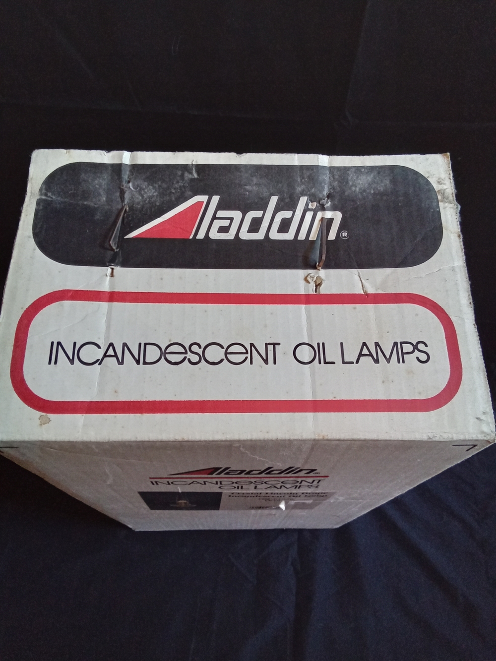 Aladdin Crystal Lincoln Drape Incandescent Oil‎ Lamp - Crystal/Gold - Picture 4 of 7